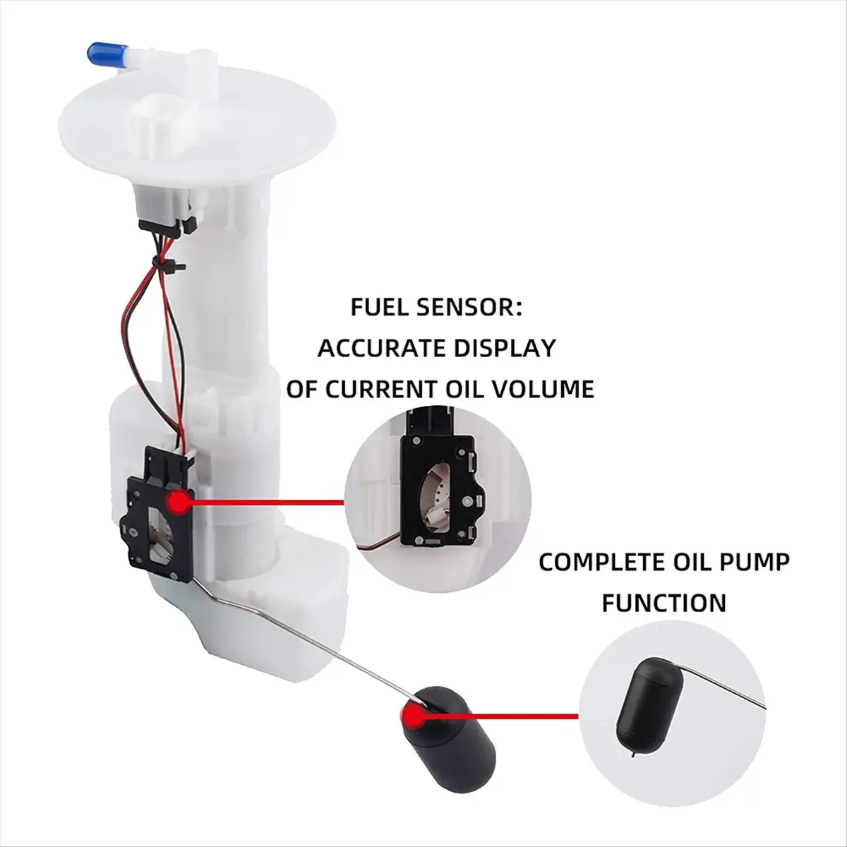 #79Y (White)Motorcycle Fuel Pump Assembly for Kawasaki 2009-2013,Automotive Parts & Accessories