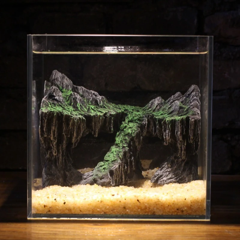 

Aquarium Simulated Rock Decoration Resin Creative Fish Tank Rockery Ornament Fishbowl Stones Decor Fish Bowls Decor Supplies