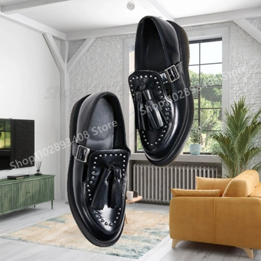 Franja frontal decoração rasa sapatos masculinos cristais borboleta nó decoração festa de casamento sapatos masculinos luxo 2025 zapatillas mujer