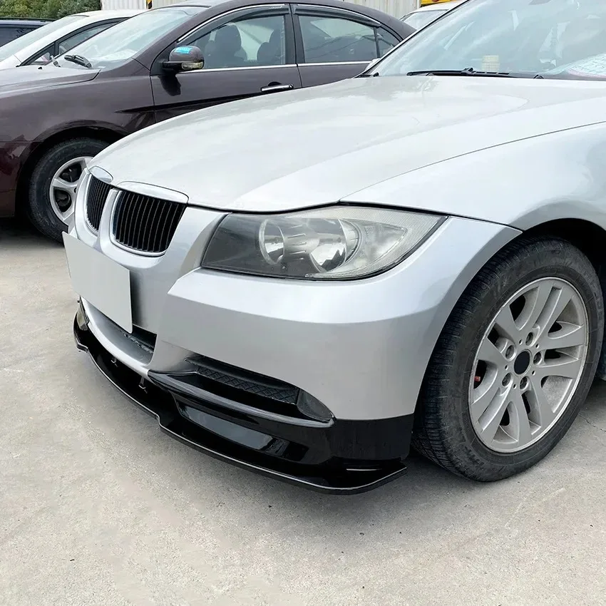 Front Bumper Lip Splitter For BMW 3 Series E90 E91 320i 325i 2005-2008 Bumper Diffuser Spoiler Guard Protector Body Kits