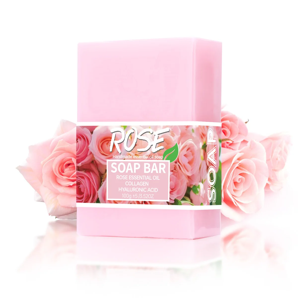 100g 라벤더 오일 수제 글리세린 비누 바 바디 페이스 비누 딥 클렌징 화이트닝 비누 (허니 심황 로즈 포함)