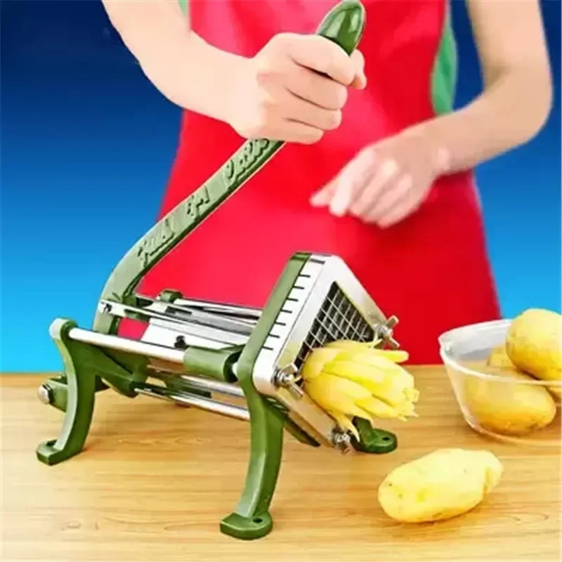 French Fries Cutting Machine Potato Press Cutter Lettuce Strip Cucumber Potato Manual Cutting Machine 1pc