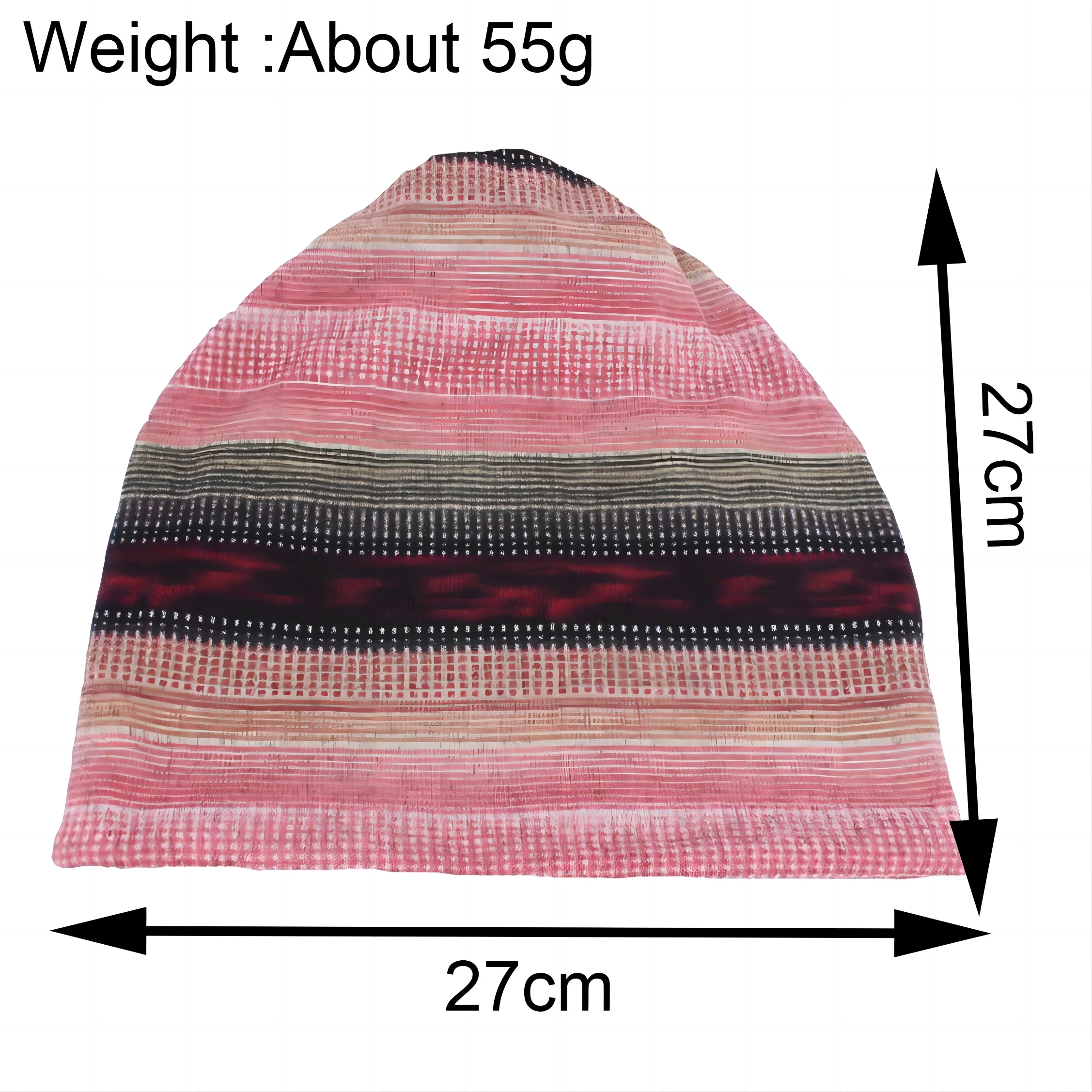 Multifunction  Autumn Winter Women Dual-use Hats Ladies Skullies Beanies Stripe Design Thin Girl Fashion Feminino Scarf BHT186