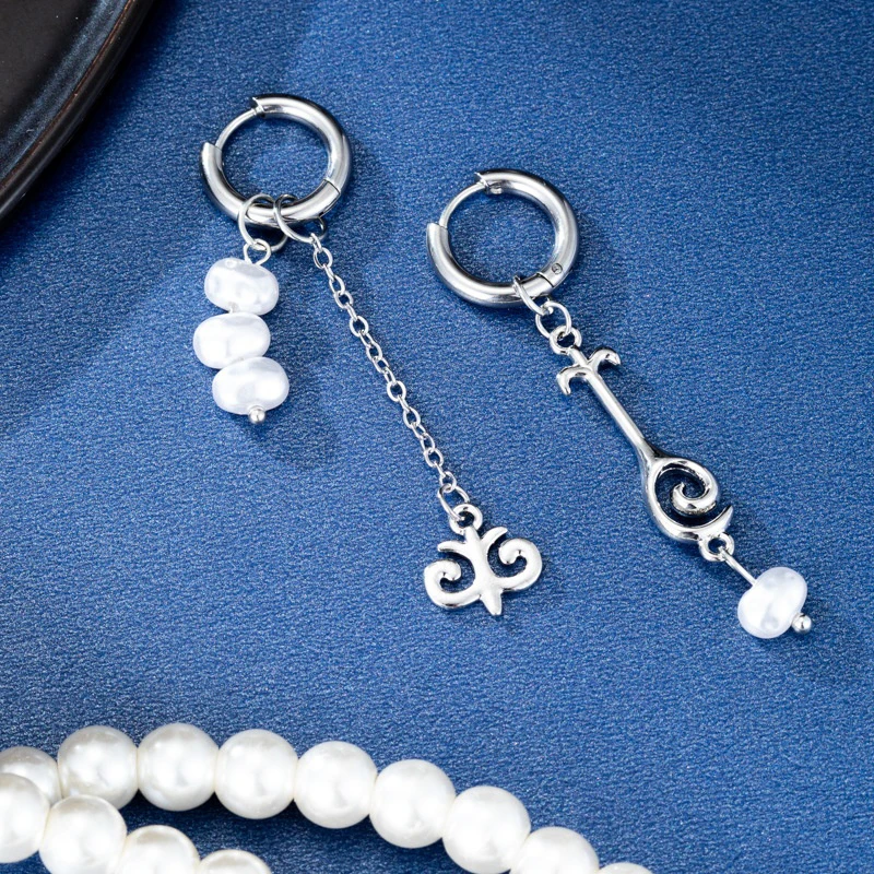 Retro Pearl Pendant Drop Earrings For Women Personality Tassel Earrings Jewelry Gifts