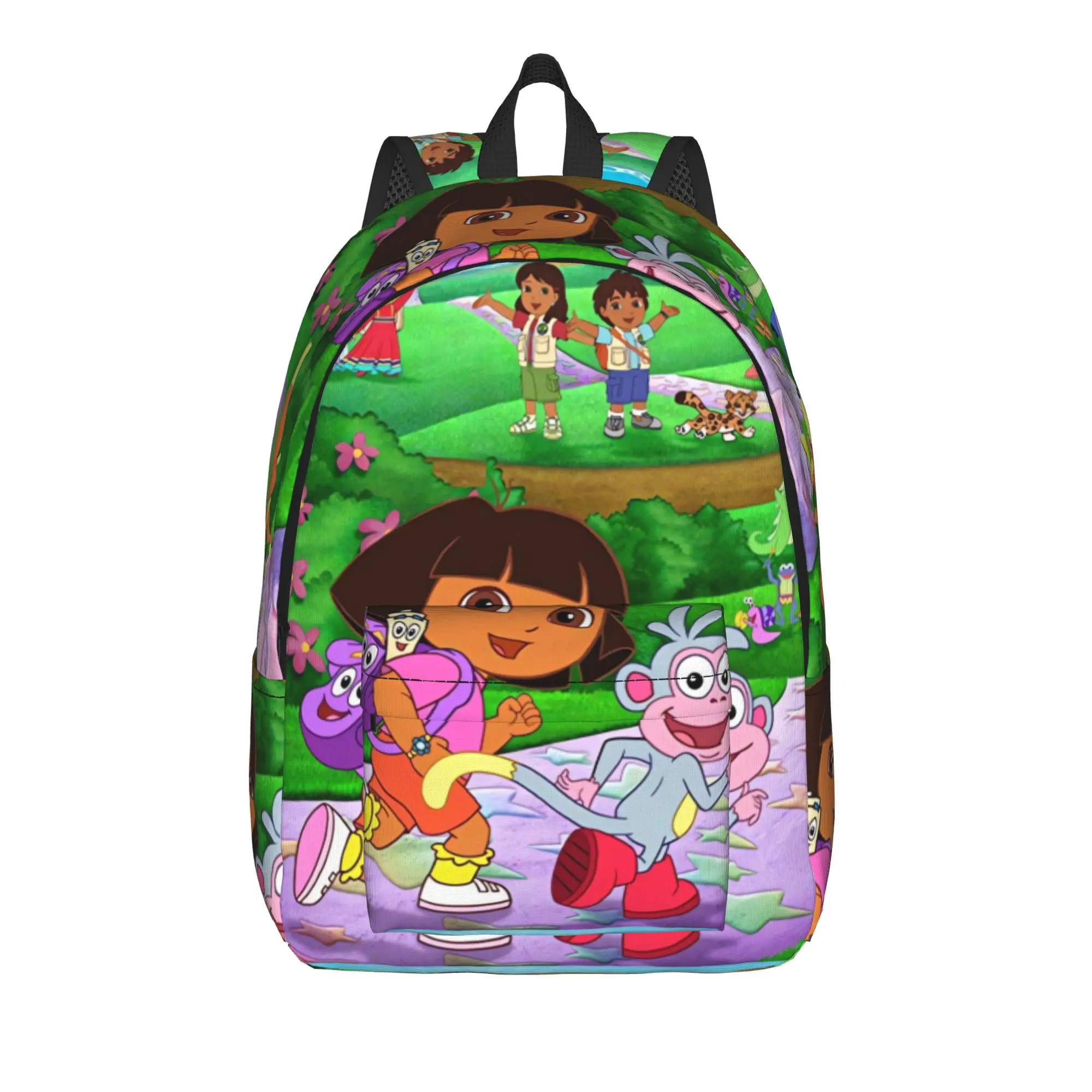 Valley Scenery Backpack Girl Doras The Explorer Big Backpacks Polyester Leisure High School Bags Travel Design Rucksack