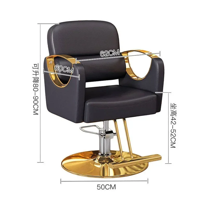 Luxury Beauty Barber Chair Designed Salon Reclinable Portable Barber Chair Swivel Hidraulic Cadeira De Barbeiro Salon Furniture