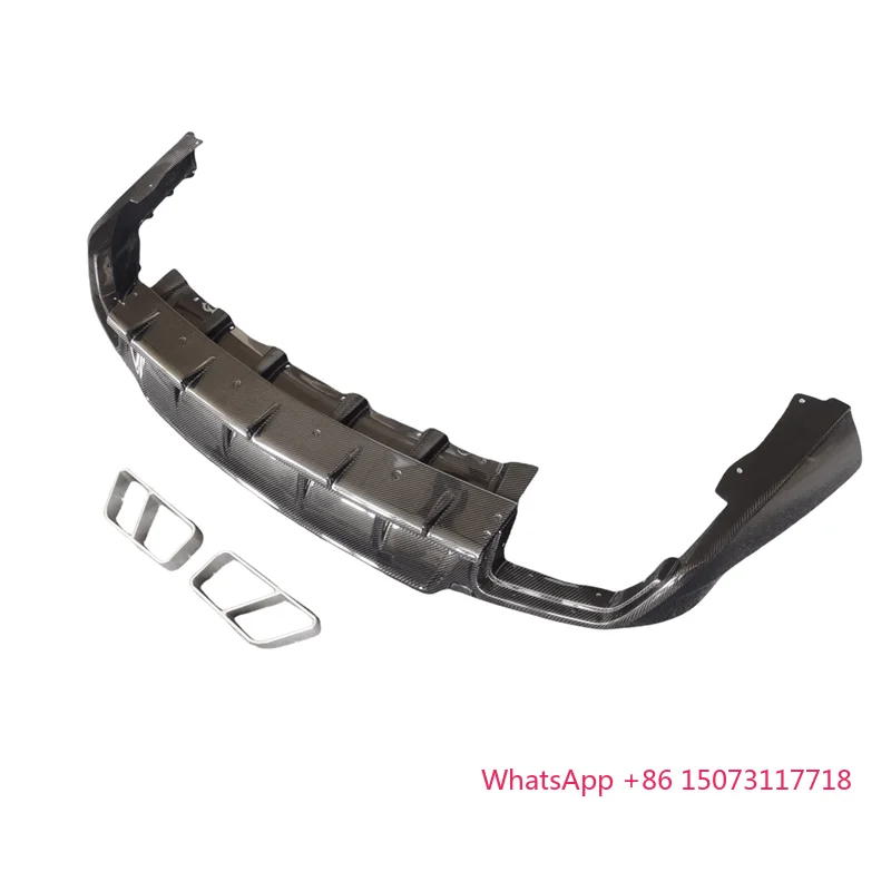 

M Style Carbon Fiber Rear Diffuser Rear Lip and Exhaust for Levante Body Kit