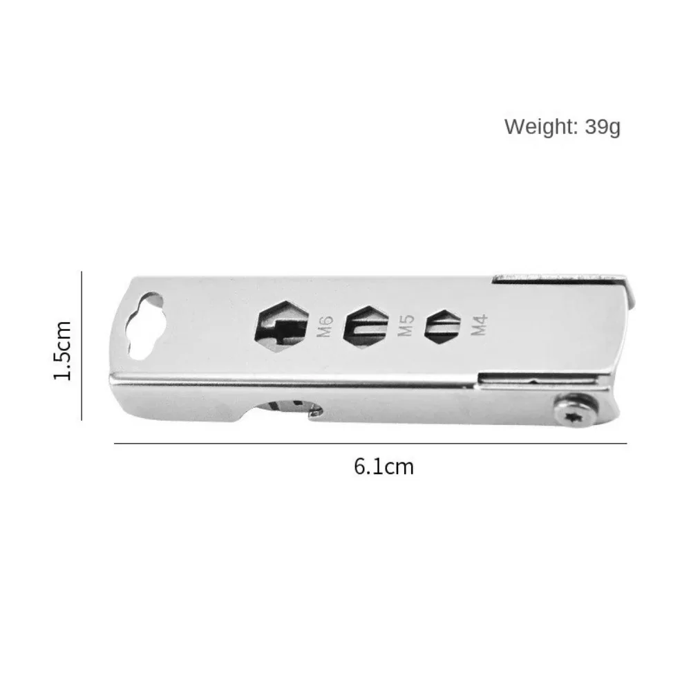 Portable Repair Multi-Function Tools Bottle Opener Outdoors Camping Nail Clippers Keychain Emergency 11-In-1 Multitool Pliers - Image 6