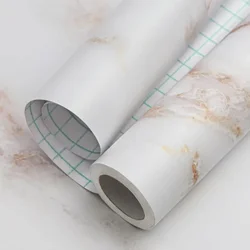 40cm Marble Peel and Stick Countertops Wallpaper Self Adhesive Waterproof Contact Paper Roll for Cabinets Kitchen Old Furniture