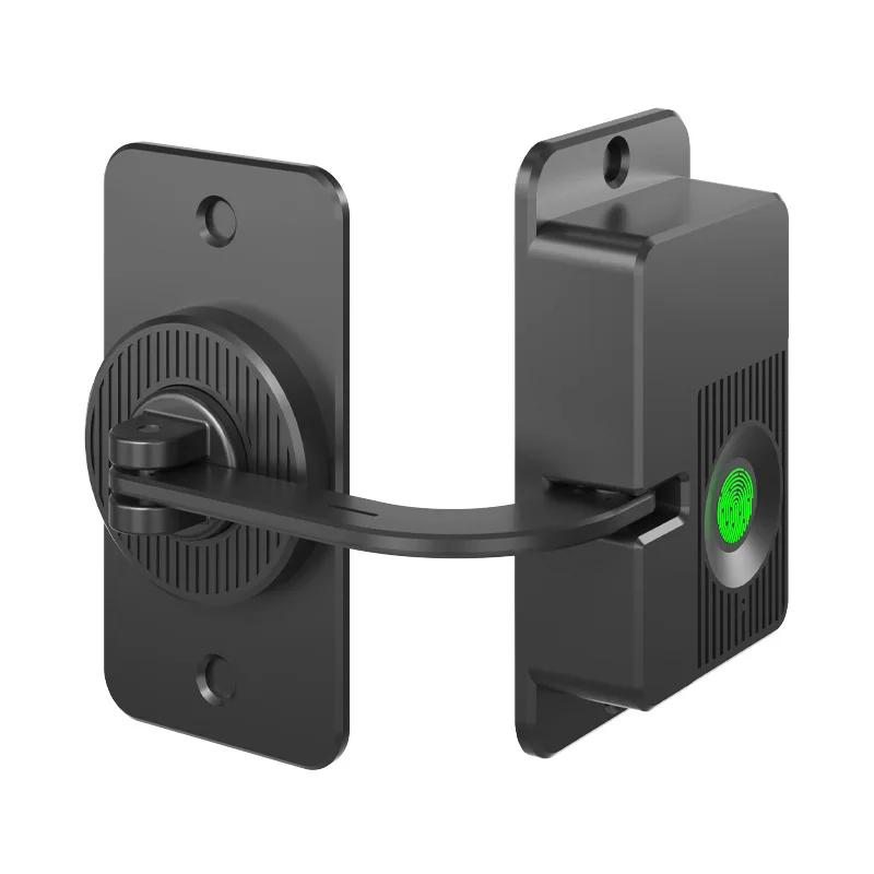 No Punching Fingerprint Cabinet Door, Child Lock Protection, Double Door Wardrobe Lock, Indoor Refrigerator Lock