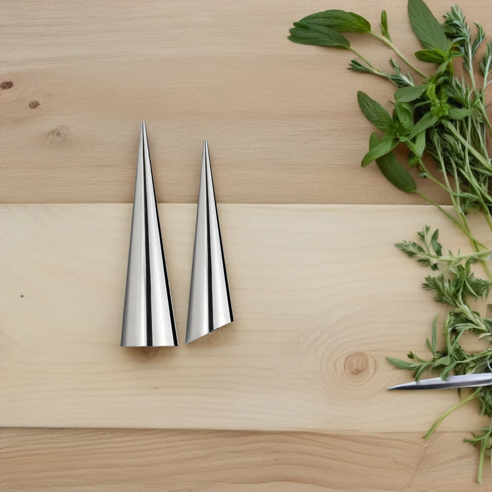 

20 pcs Bread Cones Stainless Steel Croissant Horn Tubes Metal Roll Molds Baking Horn Croissant Tubes Pastry Kitchen Tools