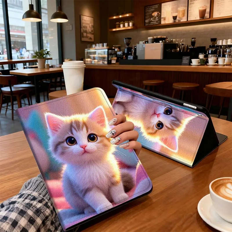 Cute Cat Soft For Xiaomi Redmi Mi Pad 8 7 6 5 4 2 SE K Pro Max Ultra Inch Tablet Case