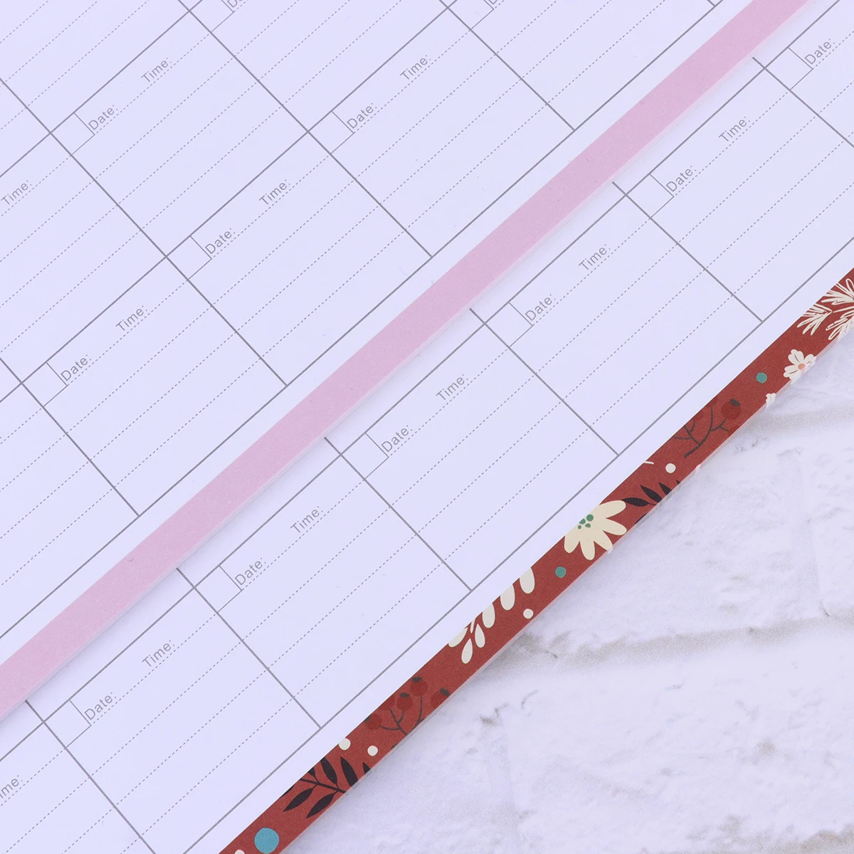 

2 Pcs Monthly Plan Notepad Practical Memo School Stationery Office Planning Book for