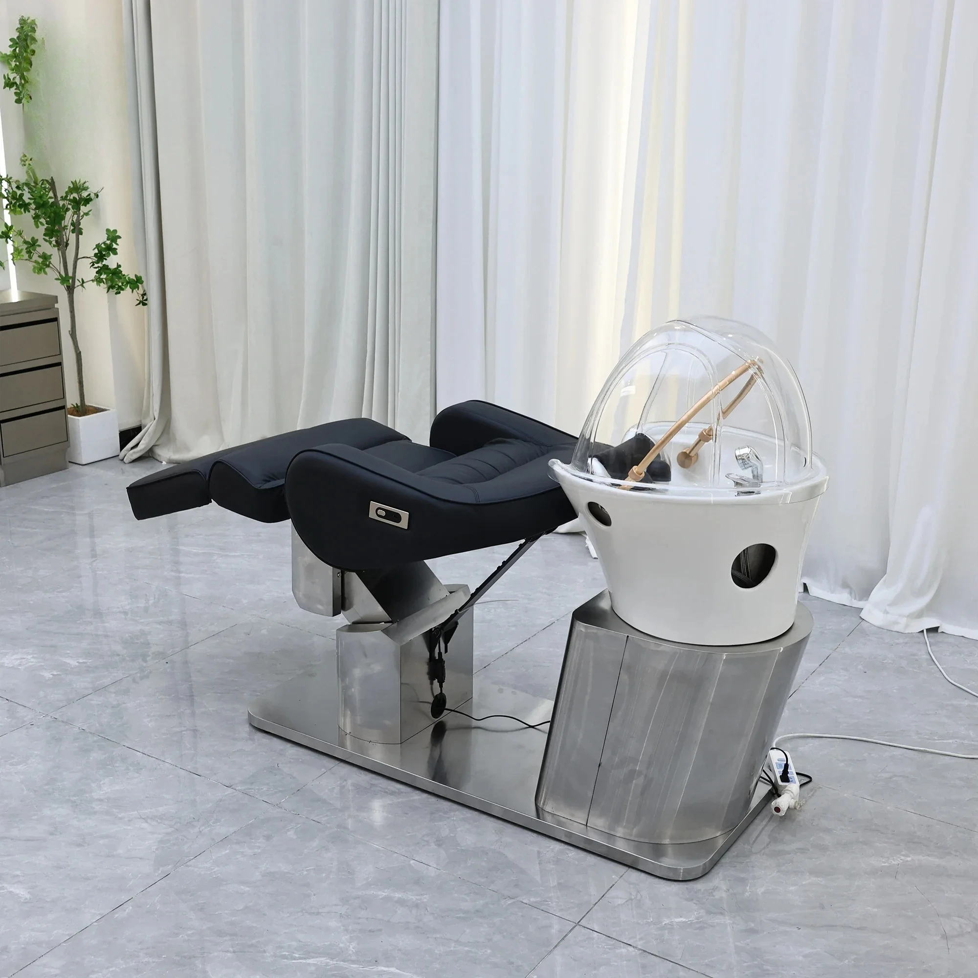 

XinSheng Professional Shampoo Chair Adjustable Barber Chairs Hair Head SPA Bed Headspa Salon Furniture Barber Shop Shampoo Beds