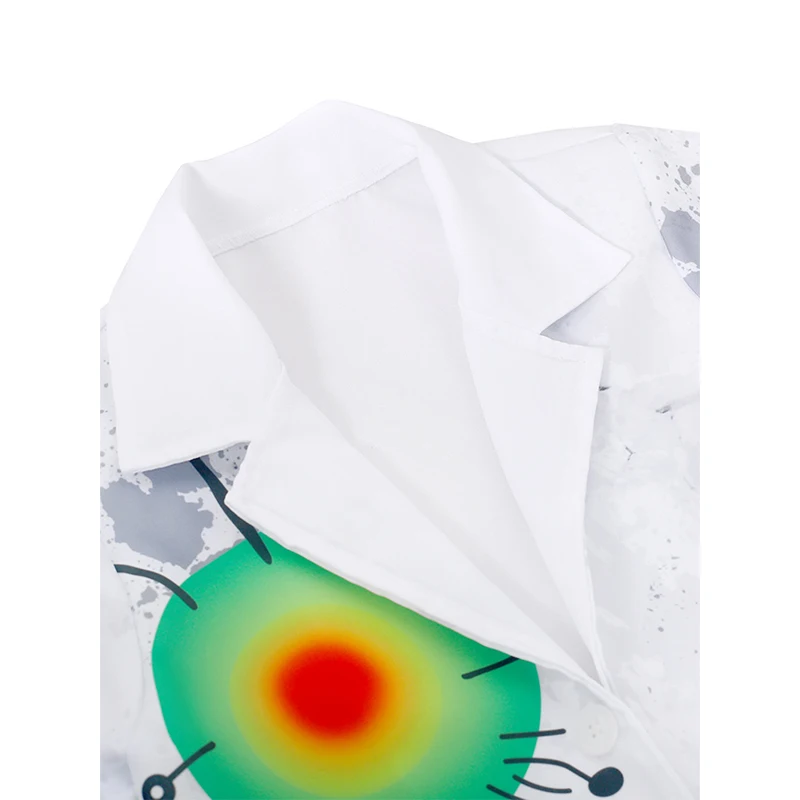 وصل حديثًا لعام 2025 معطف المختبر للأولاد فستان الهالوين زي عالم مهذب للأولاد