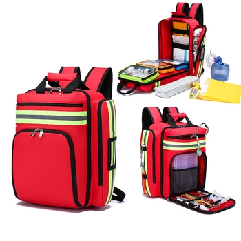 Disaster Relief Bag First Aid Kit Emergency Rescue Backpack Large Capacity Classified Storage Survival Kits Medical Organizer 1