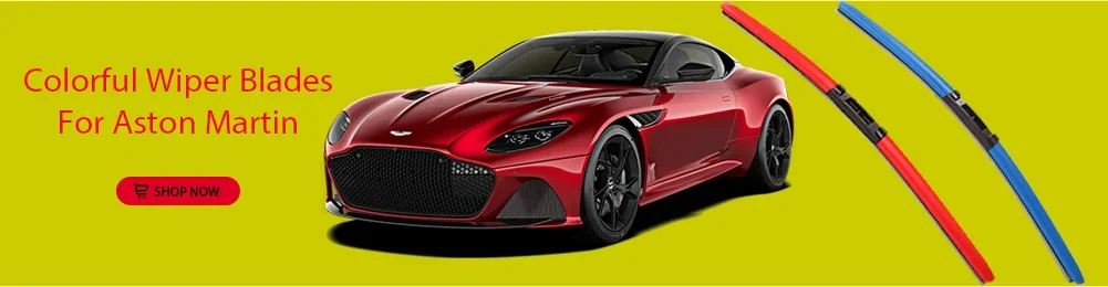 LNJING Bunte Scheibenwischerblätter für Aston Martin DB9 Volante Vantage 2003-2016 – Detail 2