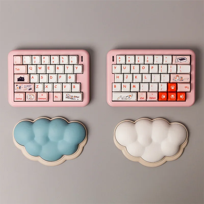 

Xiaoyun 65 Wireless Split Keyboard Bluetooth Aluminum Alloy Tri Mode Hot Swap RGB Customized Mechanical Keyboard Support VIA
