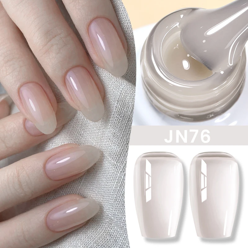 BORN PRETTY 10 ml Jelly Naakt Gel Nagellak 50 Kleuren Semi Transparante Nail Art Nail Supplies Losweken UV LED nagels Gel Vernis