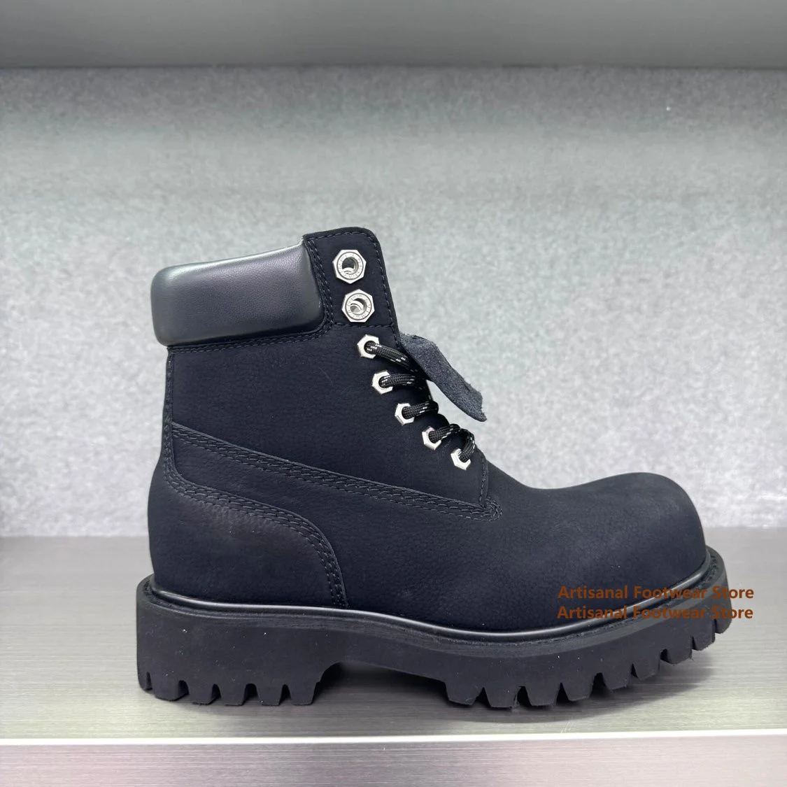 Candy Colored Men's Boots Lace-Up High-Top Trendy Outdoor Hiking Boots Luxury Designer Handmade Height Increased Men Boots