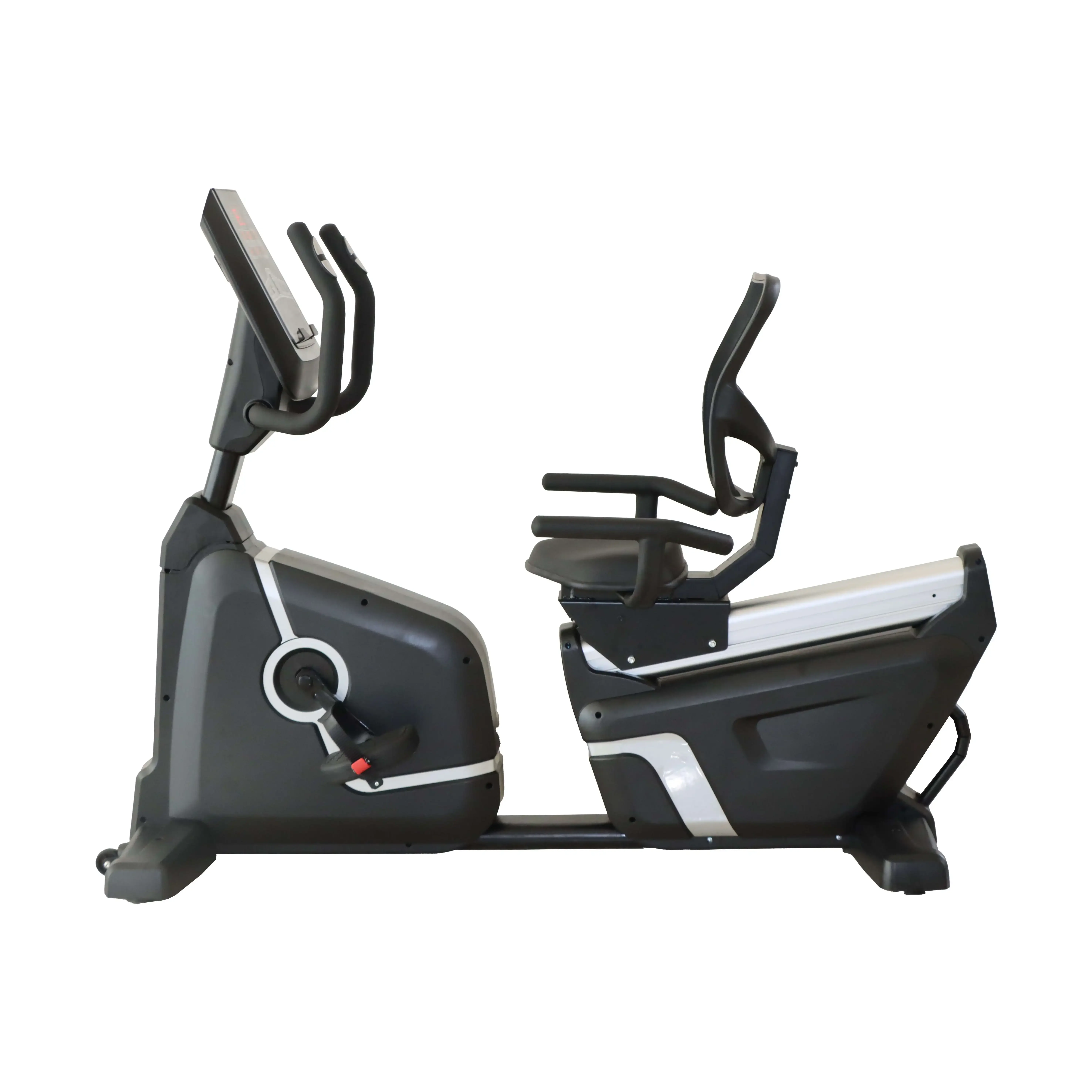 

Commercial Gym Fitness Equipment Aerobic Magnetic Control Horizontal Exercise Pedal Dynamic Bike Recumbent Bike