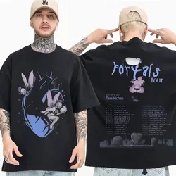 Singer Melanie Martinez Portals Tour Print T Shirt Men Women Vintage Hip Hop Oversized T-shirts Summer Street Hip Hop T-shirt