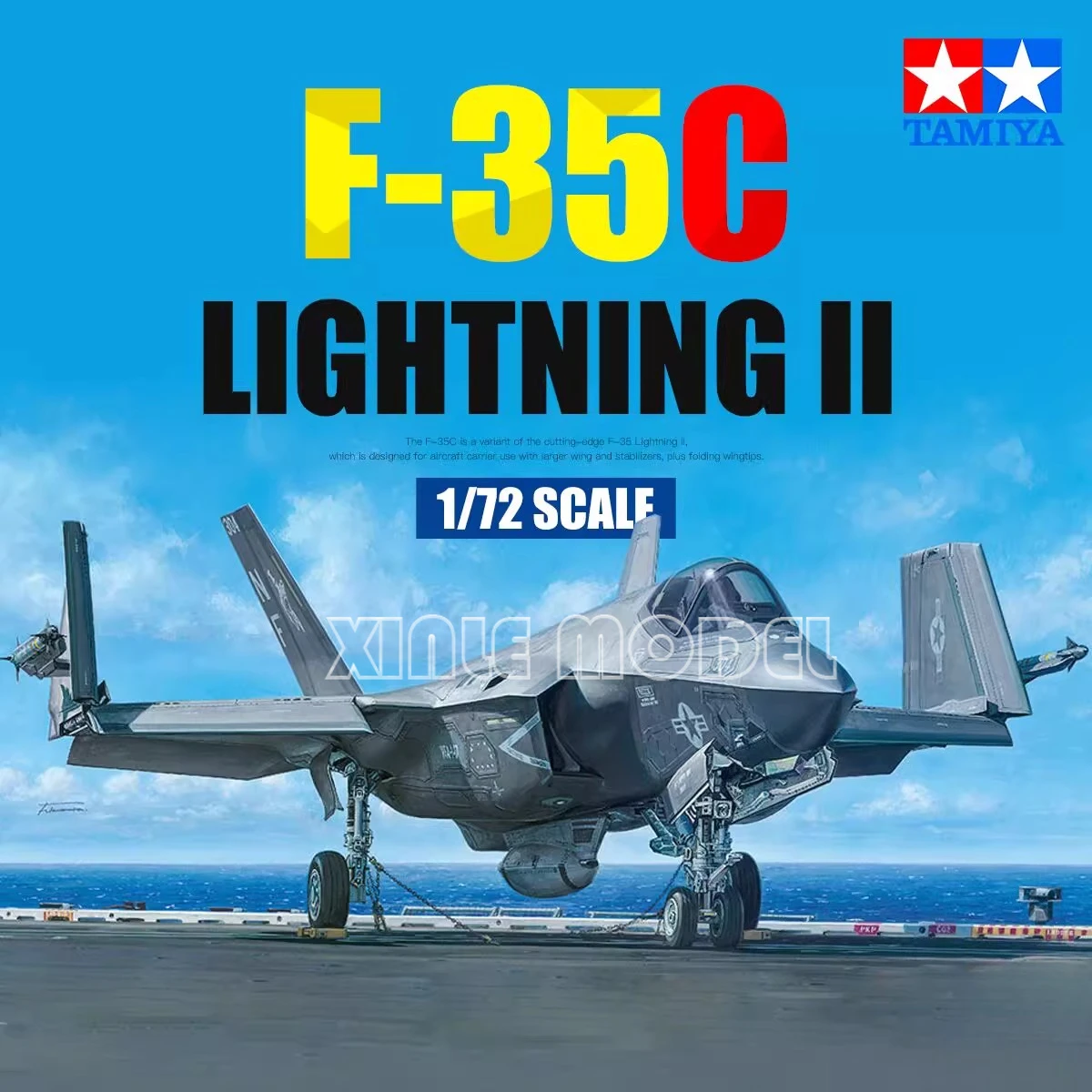 

TAMIYA Plastic Assembled Aircraft Model Kit 60794 Lockheed Martin F-35C Lightning II 1/72