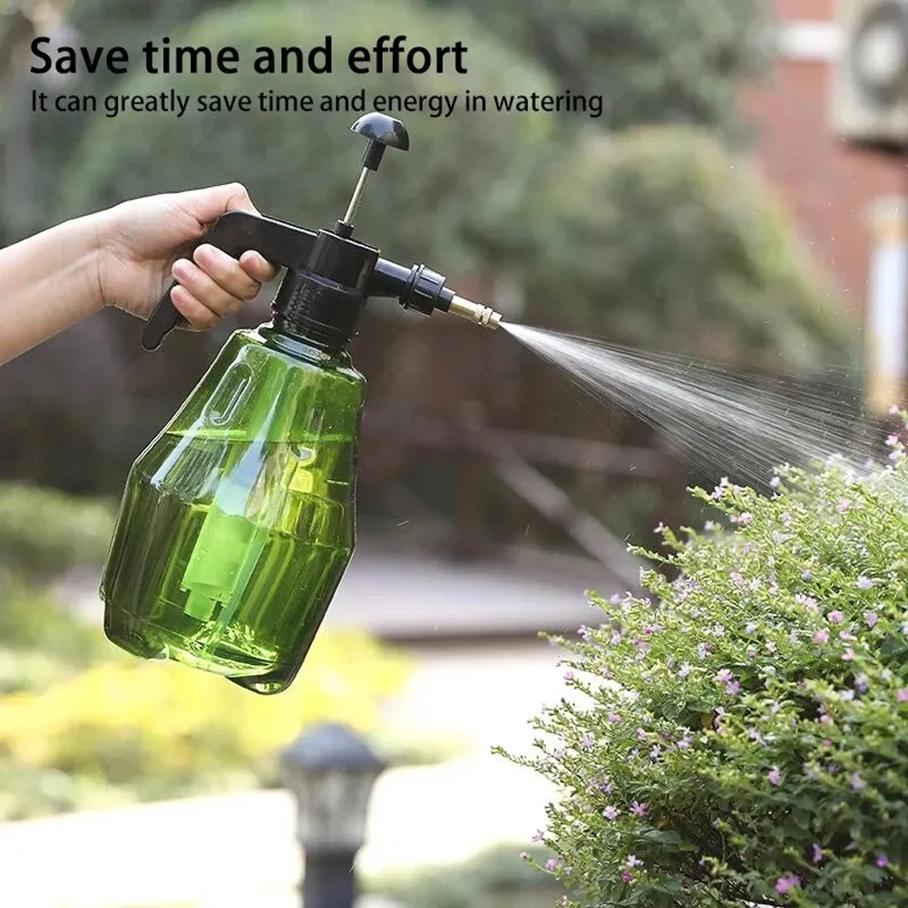 1.5L Pressure Sprayer with Clear Body Design for Visual Fluid Monitoring During Gardening Plant Care and Cleaning Tasks