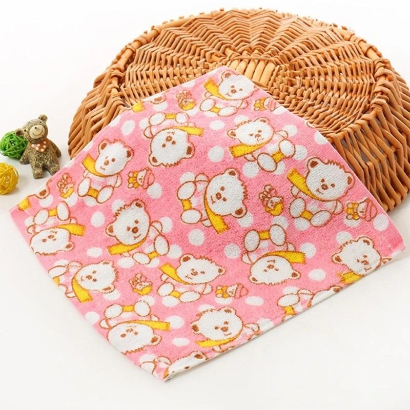 

J15U детское полотенце для протирания, мягкое полотенце для кормления, детское полотенце с квадратным лицом, дышащий носовой