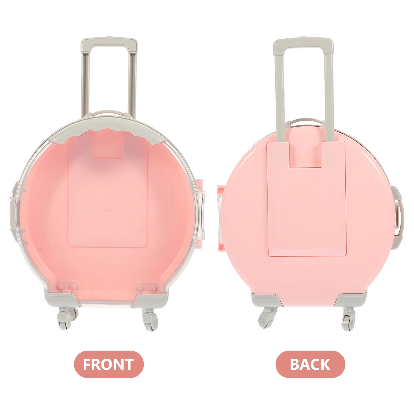 حقيبة أمتعة مصغرة محمولة للسفر للأطفال صندوق تخزين صغير للعب التظاهري ديكور المنزل حقيبة ملحقات منزلية صغيرة #1