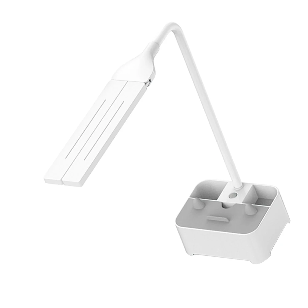 

Dual Head Desk Lamp Lamps for Bedroom Study White ABS Student Night Light Office Book Reading Lamps USB Rechargeable