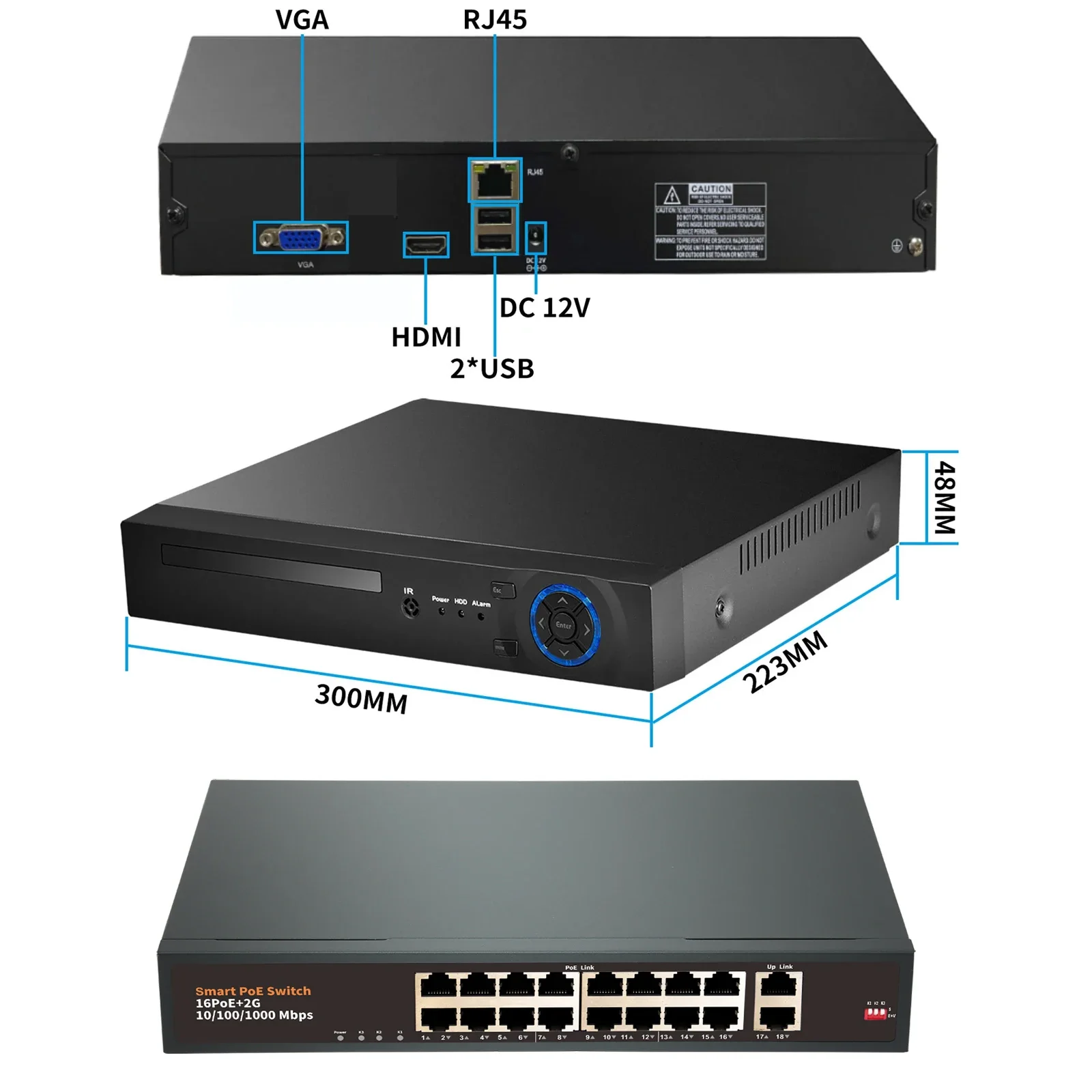 4K H.265 16CH 8MP POE камера система полноцветная ночное видение обнаружение человека 4MP аудио система видеонаблюдения