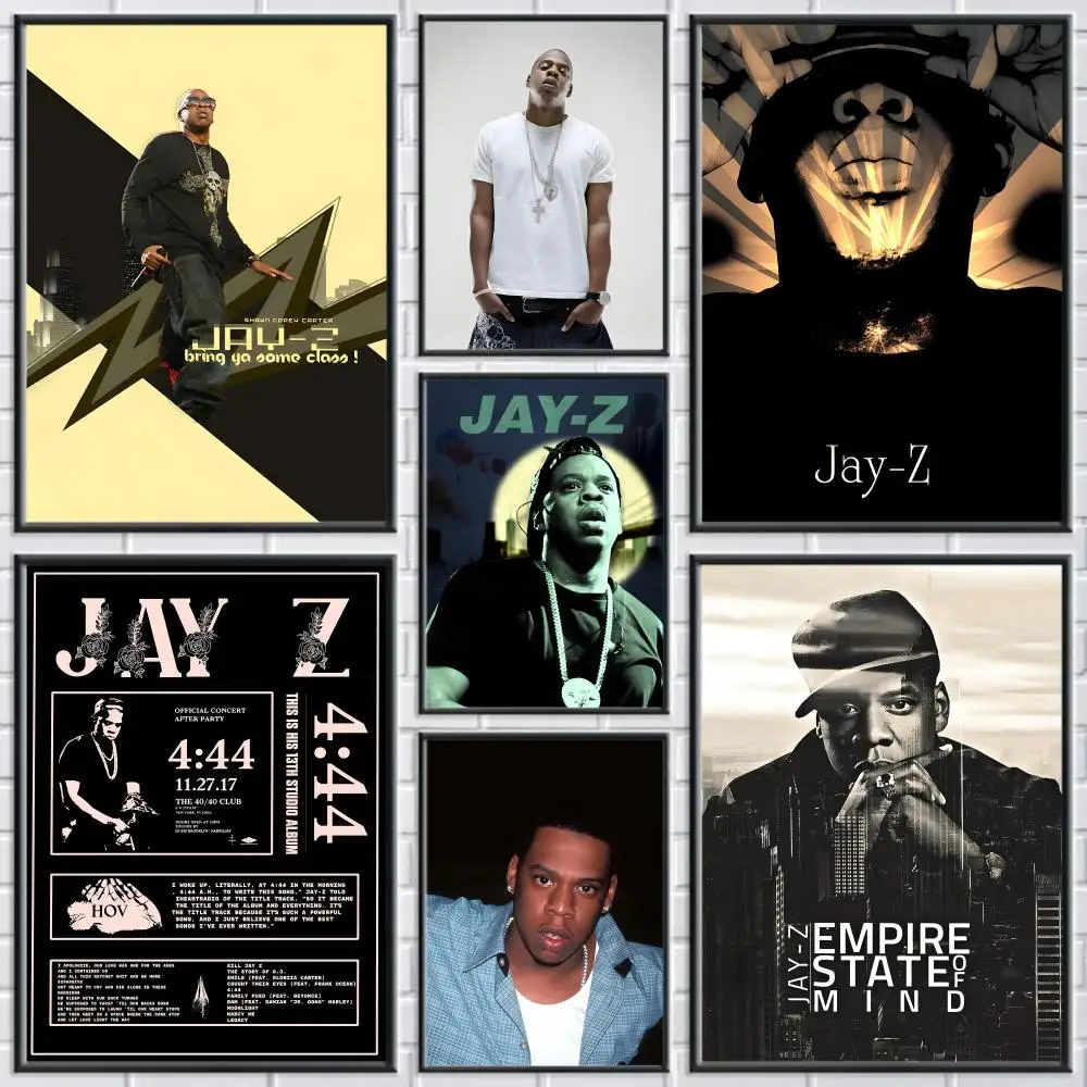 

JAY - Z Painting Calligraphy Canvas Poster: Crease Free Waterproof Durable All Space Wall Decor