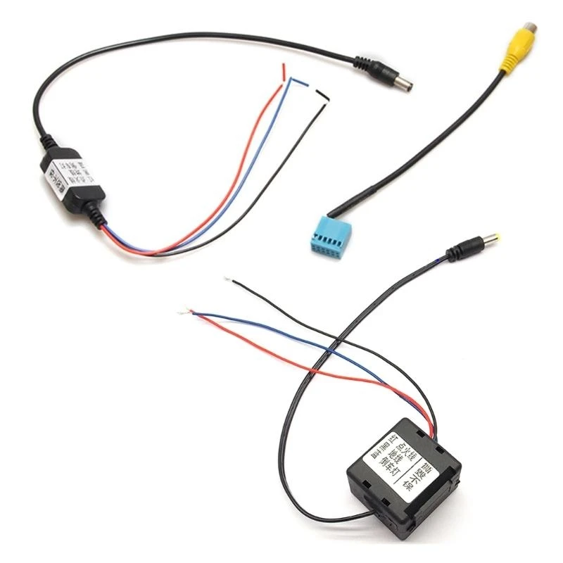 XA6H Car RCA Rear View Camera Timer Delay Filter Rectifier RCD330 PQ MIB RCA Conversion Cable Adapter Accessories