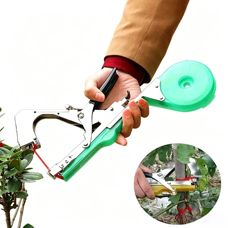 High Quality Garden Hand Tying Machine Plant Binding Tool for Flowers Vegetables Tomato Grape Strapping Gardening Supplies