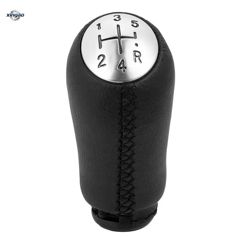 8200379950 Leather Handleball Manual Gear Shift Knob Lever Change Gearbox Shifter for RENAULT Sandero Sandero Logan STEPWAY