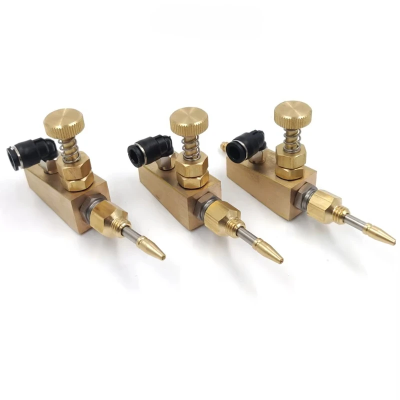 

Bronze air atomizing nozzle for atomization/humidification/cooling/cleaning Two-fluid siphon atomizing spray cleaning device