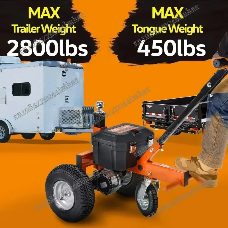 SuperHandy Trailer Electric Power 2800LBS, 450LBS Max Tongue Weight, 24V 500W