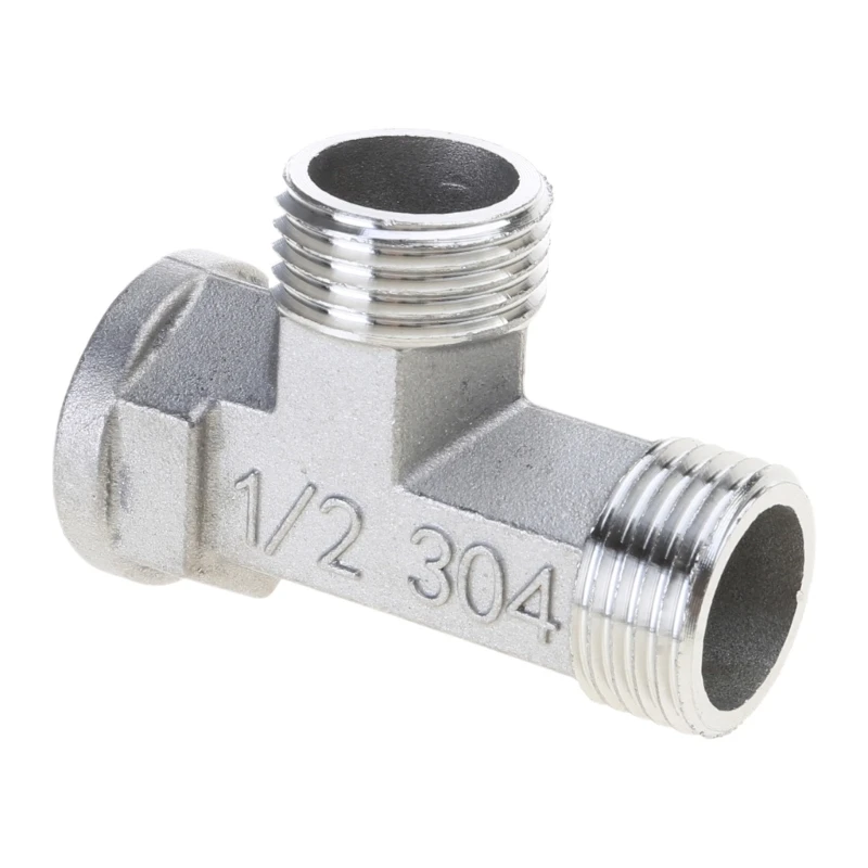 Toilet Diverter Adapter T Adapter for Bath Bidet Sprayer Shower Fitting Three-way Water Pipe Union