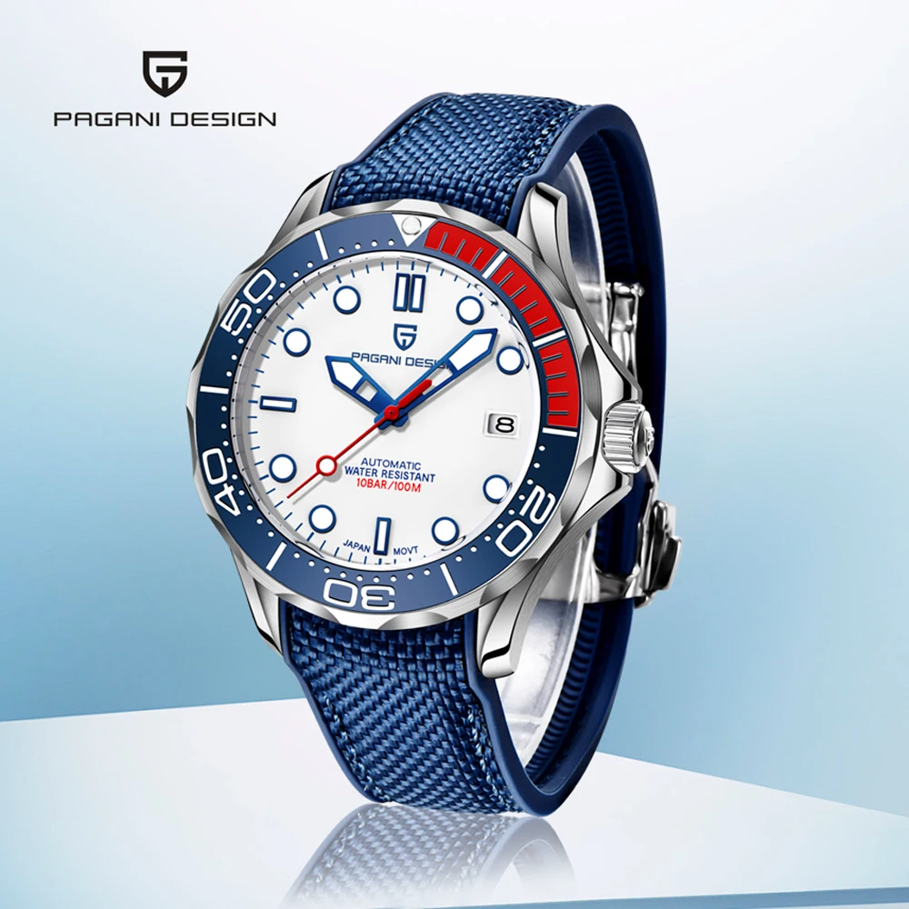 

PAGANI DESIGN 007 Men's Watches NH35 Top Luxury Automatic Watch For Man Mechanical Wristwatch AR Sapphire Mirror Luminous Clock