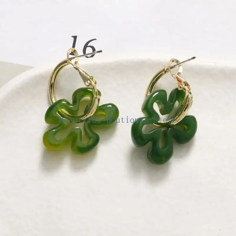U4LF Hollow Flower Pendants Making Accessories DIY Supplies Supplies Supplies