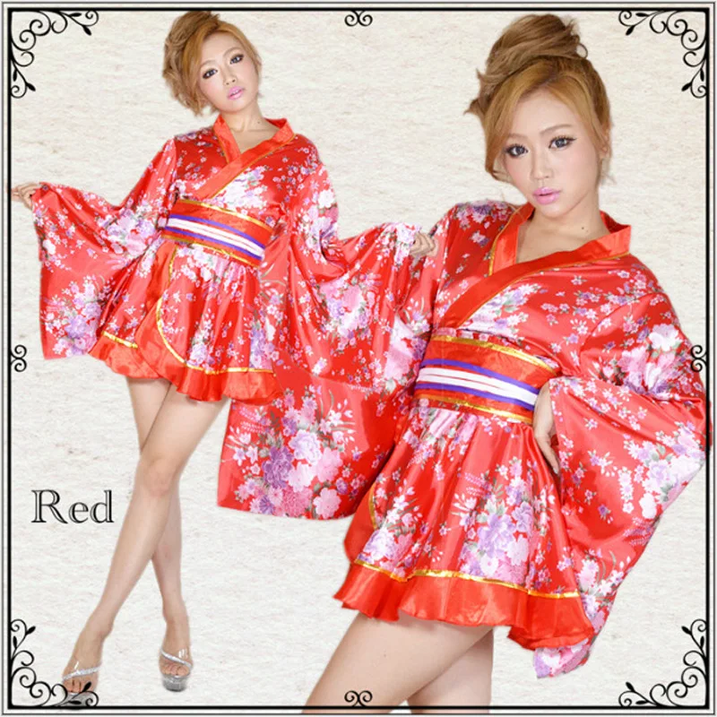 

Japanese Traditional Cosplay Yukata - Women's Formal Wear with Anime Themes, Photo Shoot Ready