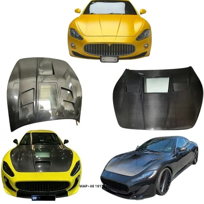 New Transparent Carbon Fiber Hood for GT 2 Styles 3C Certified High Temp Resistant Glass Precise OEM Direct Replacement