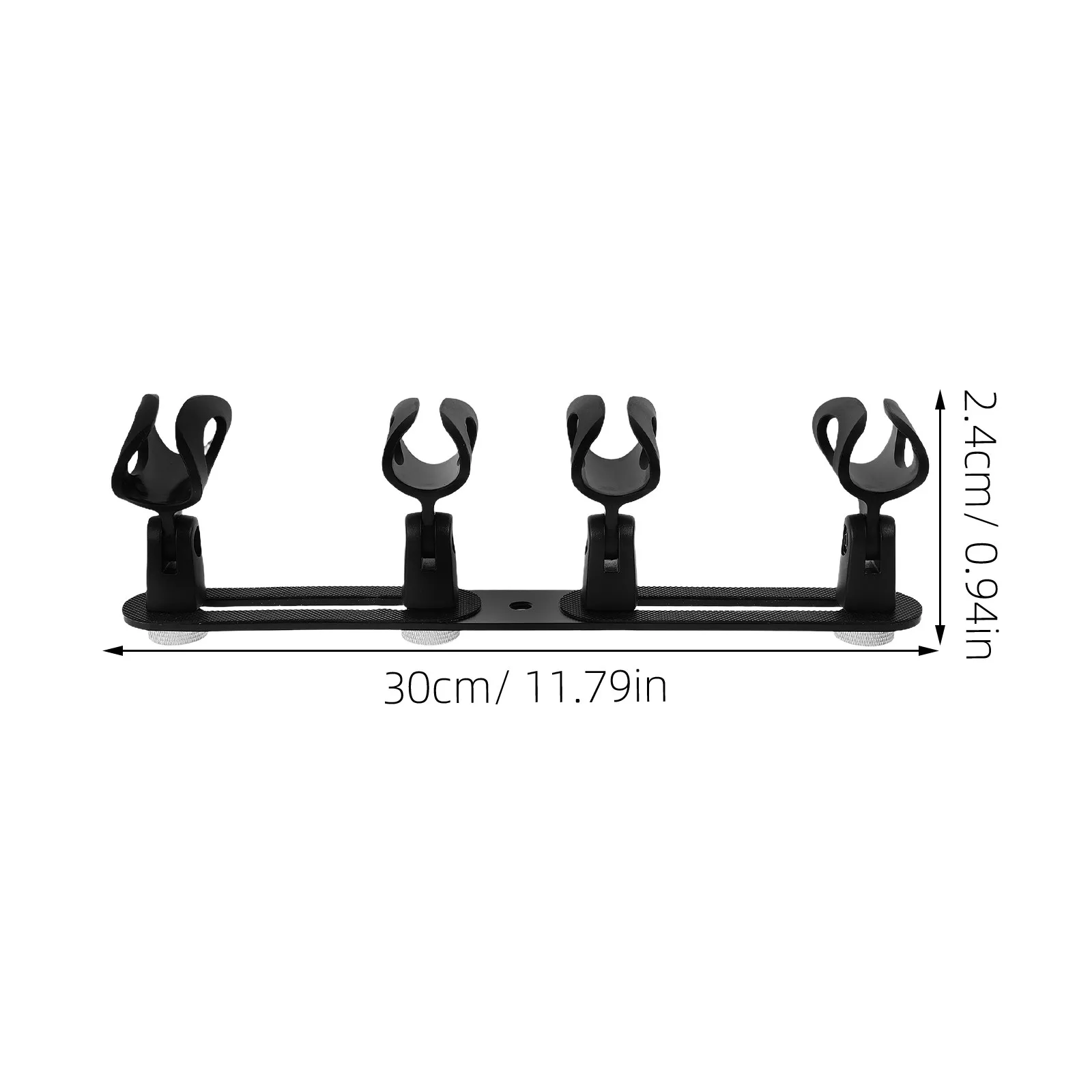 1 Set Multi Microphone Holder Desktop Mic Stand Clamp Aluminum Pole Bracket For Universal Mic Clips Wireless Mics Live Streaming