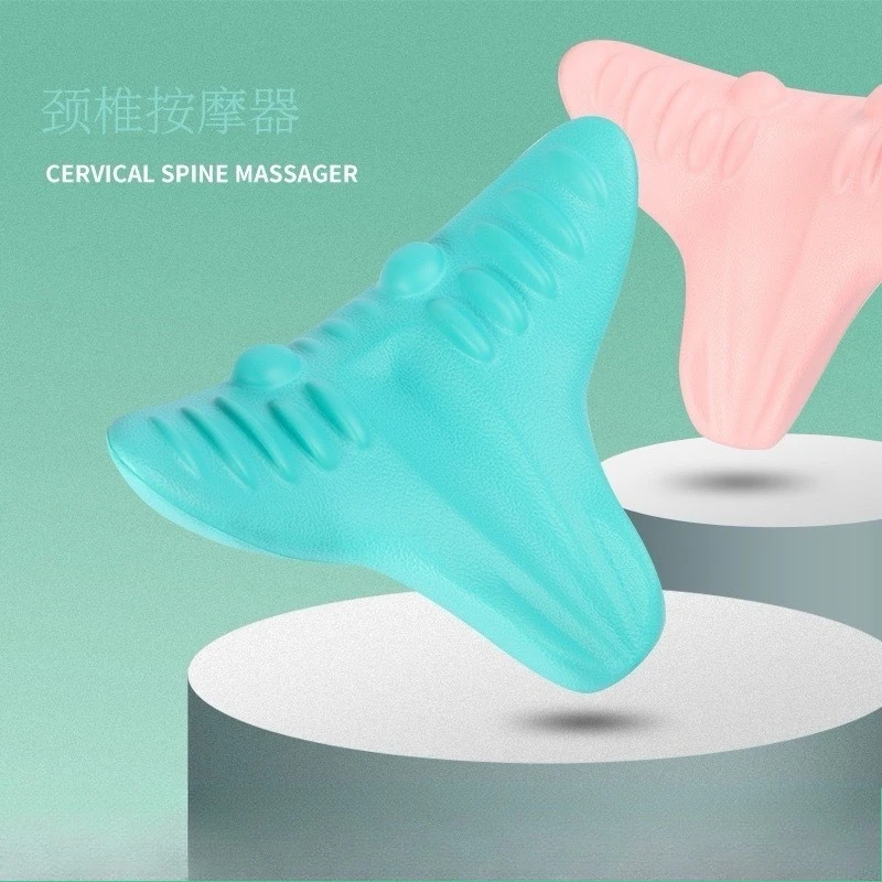 

Neck Massager Finger Pressure Massage Pillow Unblocking Wealth Package Traction Corrector Neck Stretching Neck Massage Pillow
