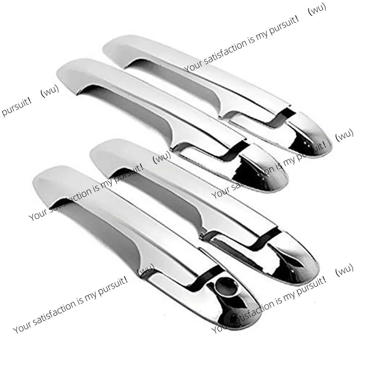 for Honda Accord Sedan 4 Doors 2003-2007 Without Passenger Side Keyhole Car Chrome Car Exterior Side Door Handle Cover