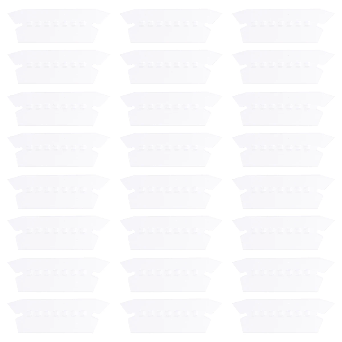 

100pcs File Folder Labels Transparent Hanging Tabs Reusable For Office School Stationery Filing Organization Indexing