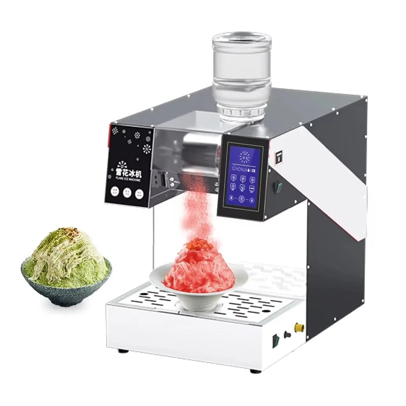 Ice crusher, snow flake, ice shaver, automatic, small food store, snow ice machine