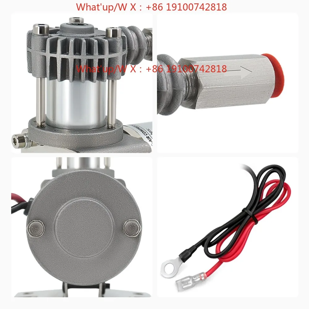 95C Mini Air Compressor 12V/24V Sprinkler Pneumatic Water Valve Motorcycle Commercial Vehicle Suspension Retrofit