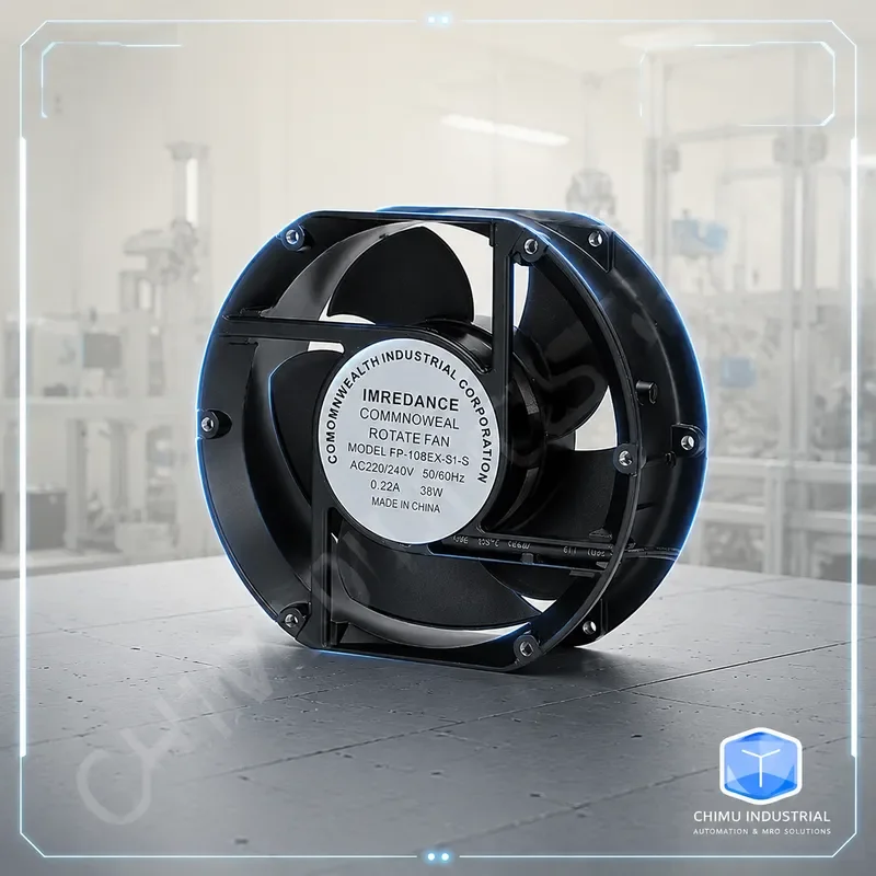 【CHIMU INDUSTRIAL】 FP-108EX-S1-S Axial Flow Fan 220V 380V Pure Copper Wire Semicircular Cooling Industrial Blower